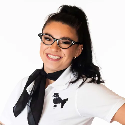 Vista 3 de Hip Hop 50s Compra gafas de diamantes de imitación para mujer con ojo de gato
