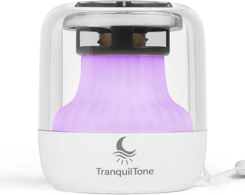 Vista 8 de Máquina de ruido blanco para bebés y adultos - Mini máquina de sonido portátil para dormir con 15 sonidos calmantes, luz nocturna, temporizador