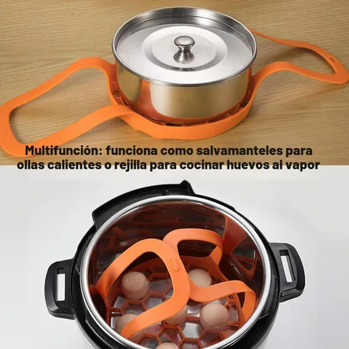 Vista 5 de SiCheer Eslinga de silicona para olla a presión para cocinas de 3 cuartos