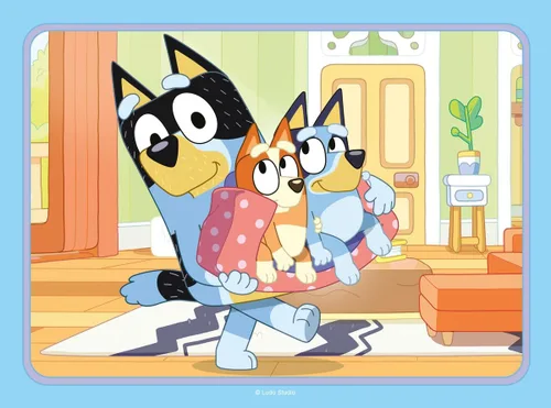 Vista 2 de Rompecabezas Bluey 12, 16, 20 y 24 PC