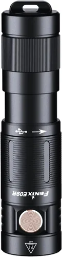 Vista 4 de Fenix Linterna EDC E09R, 600 lúmenes USB-C recargable, con organizador