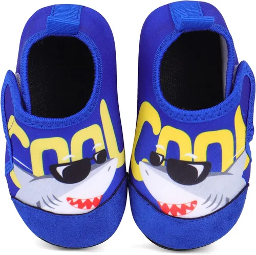 Vista 4 de KAKU NANU Zapatos de agua para niños y niñas, bonitos zapatos de natación de dibujos animados, calcetines de agua ligeros de secado rápido