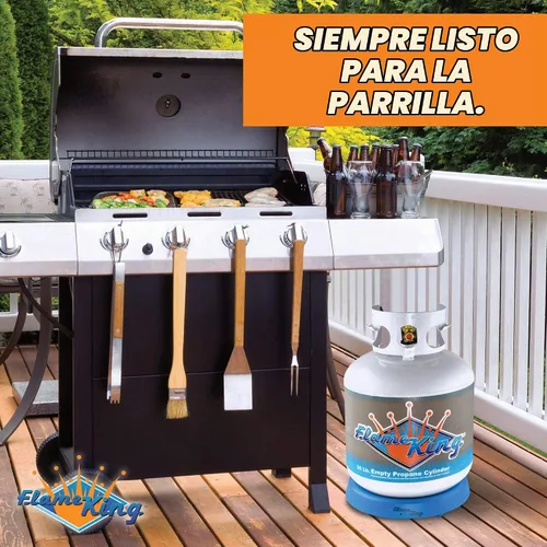 Vista 7 de Flame King Báscula de tanque de propano inalámbrica inteligente, medidor de gas Bluetooth con conectividad de aplicación para barbacoa y parrillas