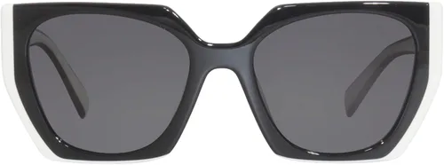 Vista 2 de Prada PR 15WSF - Gafas de sol para mujer, color negrotalcogris oscuro, 55, NegroTalco