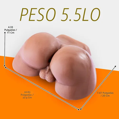 Vista 4 de Muñeca Sexual Realista de 5.5 Libras para Masturbador Masculino Gay, Vagina Realista con Testículos y Ano, Estimulador Masculino Juguete Sexual