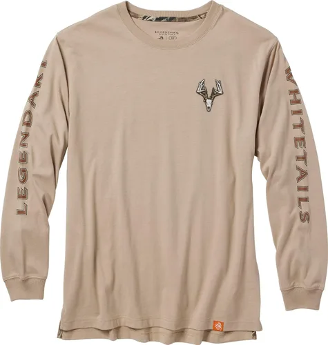 Vista 21 de Legendary Whitetails Camiseta de manga larga para hombre con diseño gráfico, 100% algodón preencogido de alta calidad Negro