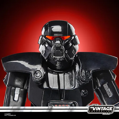 Vista 3 de STAR WARS The Vintage Collection Dark Trooper, The Mandalorian Figura de acción coleccionable de 3.75 pulgadas Star Wars The Vintage Collection