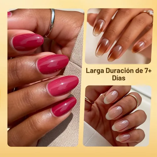 Vista 4 de OpenLive Esmalte de uñas 2 en 1 de 0.6 fl oz, capa base y capa superior, de Capa base y superior 2 en 1