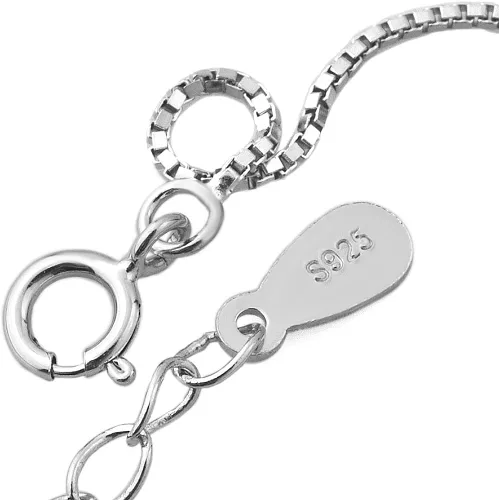 Vista 3 de lovelycharms Plata de ley 925estrella Bead Cadena Tobillera Tobillo Pulseras