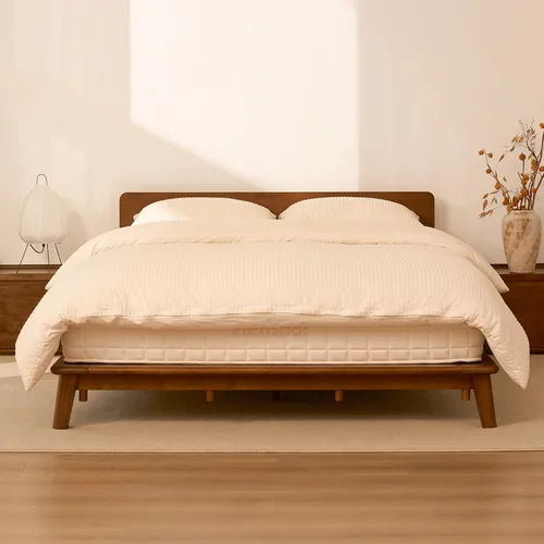 Vista 17 de FLEXISPOT Hako G1 Queen Solid Wood Bed with USA-Assembled Mattress