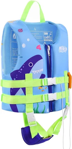 Vista 18 de MoKo Swimming Vest for Kids 20-30-50-77 lbs, Children Swim Vests Water Activity Equipment Cute Pattern Watersports Swimming Device for Toddlers Boys