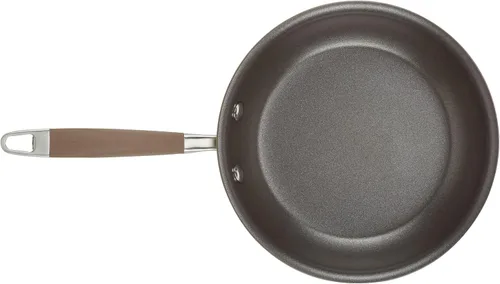 Vista 9 de Anolon Advanced Home - Juego de ollas y sartenes antiadherentes anodizados duros, 9 piezas, color bronce Fácil liberación de alimentos