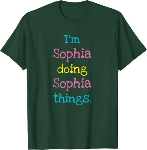 Vista 85 de Sophia - Camiseta con texto personalizado para niñas
