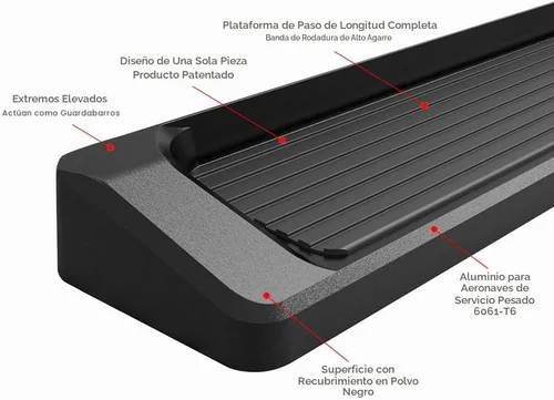 Vista 5 de APS Estribos negros estilo compatible con Honda Ridgeline 2006-2014 Crew Cab (barras nerf barras laterales escalones laterales)