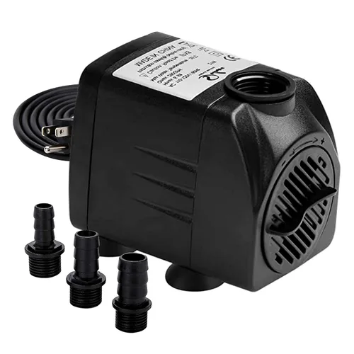 Vista 12 de Simple Deluxe Bomba sumergible de 80 GPH de 3.6 W con entrada ajustable y cable impermeable de 6 pies para pecera, hidroponía, fuentes, estanques