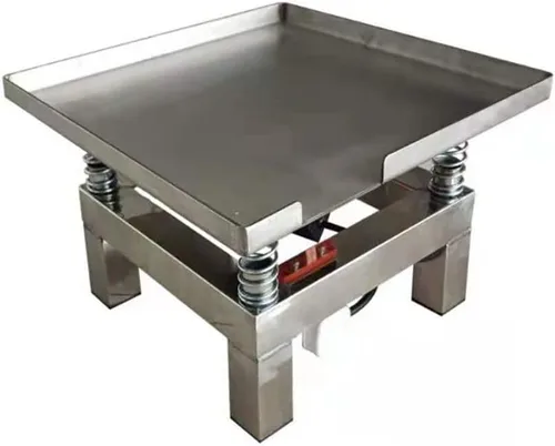 Vista 7 de mini tabla de vibración del acero inoxidable de los 50x50CM, plataforma vibratoria concreta de la vibración del bloque de prueba del bloque