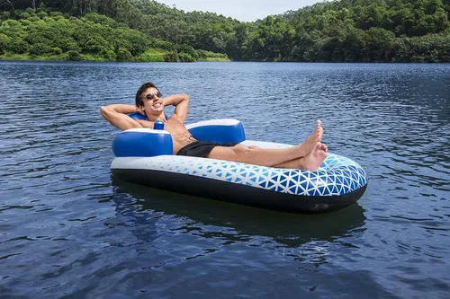 Vista 2 de Hydro-Force - Flotador de piscina Indigo Wave de 72 pulgadas