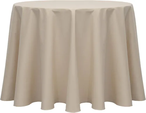 Vista 38 de Ultimate Textile Mantel redondo de sarga de polialgodón de 102 pulgadas, color amarillo limón