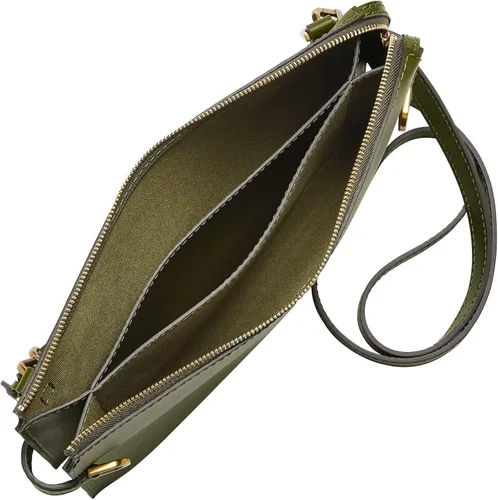 Vista 4 de Fossil Bolso bandolera Kier de piel vegana de cactus para mujer