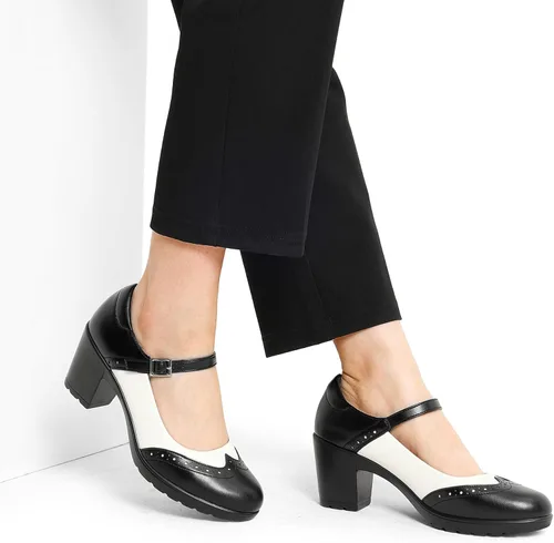 Vista 8 de DREAM PAIRS Zapatos de vestir Oxfords Mary Jane para mujer