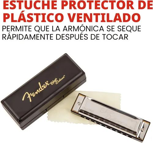 Vista 4 de Fender Blues Deluxe Armónica, Accesorios de Guitarra, Clave de La