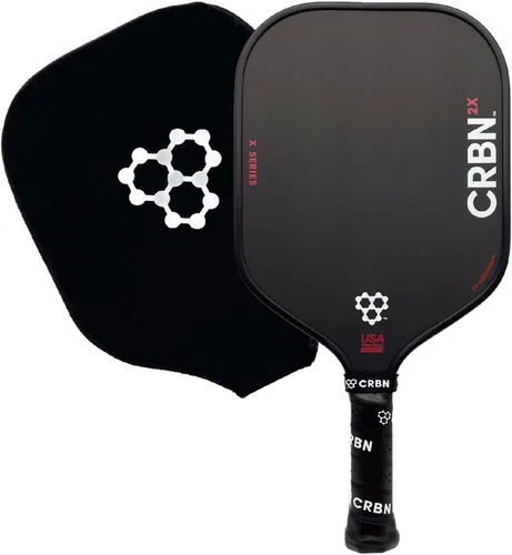 Vista 10 de CRBN Pickleball - X Series Power Paddle Carbon Fiber Pickleball Paddle with Foam Injected Edges for Expanded Sweet Spot