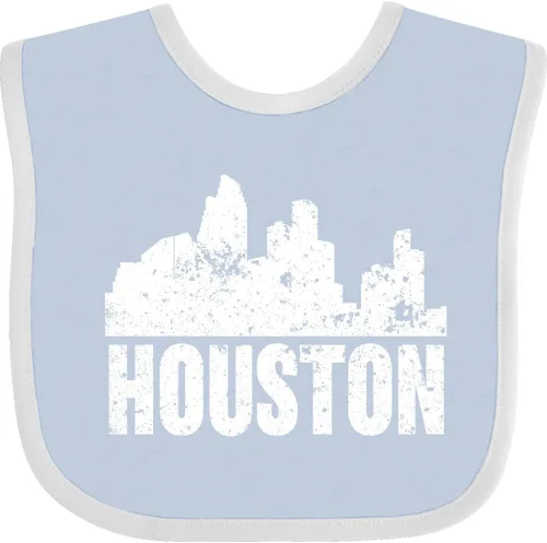 Vista 12 de inktastic Houston Skyline Grunge Baby Bib