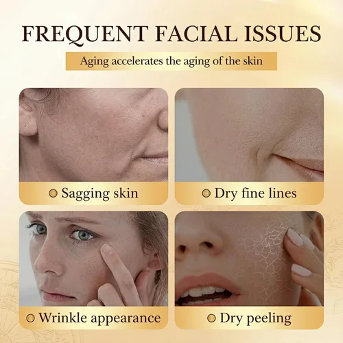 Vista 4 de Golden Peptide Essence Collection - Kit de suero hidratante con colágeno hidrolizado, tratamiento facial hidratante y relleno, ayuda a mejorar