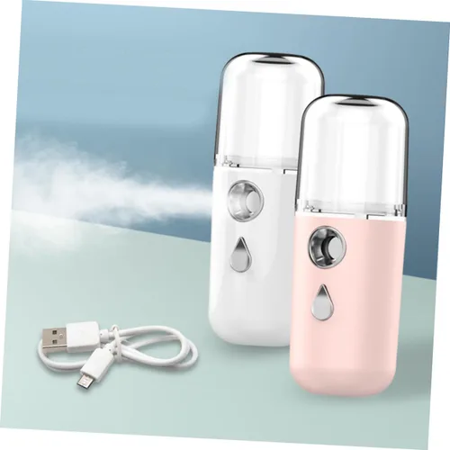 Vista 7 de FOMIYES 3 unids USB cargado Nano Facial Mister Mini humidificador de mano para nutrición de la piel Instrumento de belleza portátil para el hogar