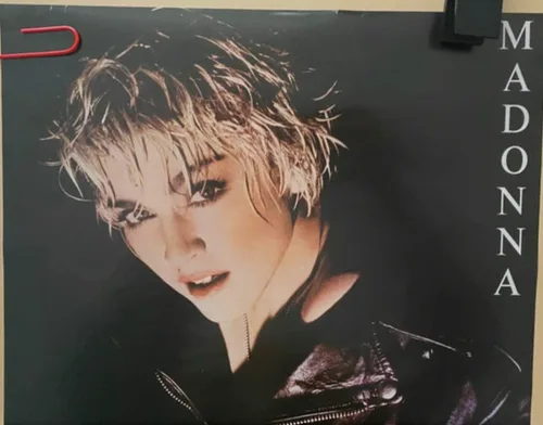 Vista 2 de Cartel vintage de Madonna años 80