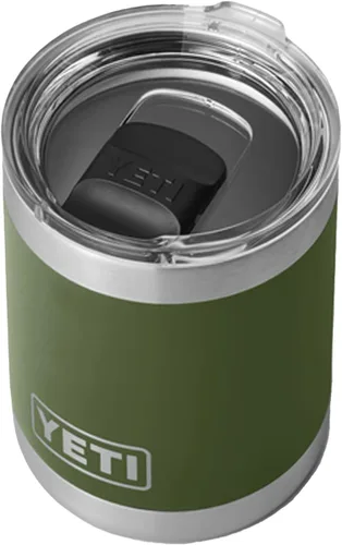 Vista 15 de Yeti Rambler Vaso corto de 10 onzas con aislamiento térmico al vacío, de acero inoxidable, con tapa MagSlider Rosa arenisca.