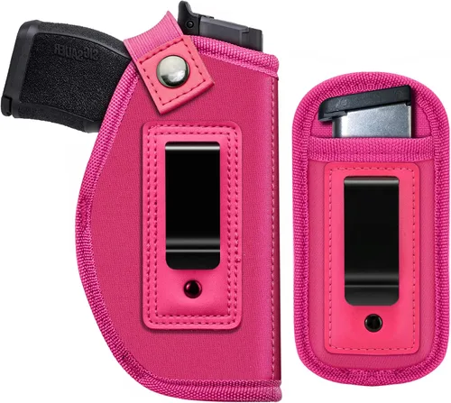 Vista 11 de Funda de pistola para mujeres/hombres, fundas IWB universales para transporte oculto, fundas de pistola diestra/siniestra, compatibles con S&W M&P