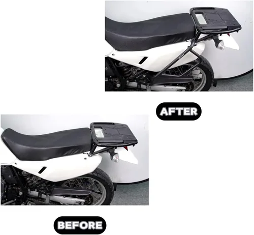 Vista 2 de Xitomer - Barra de choque lateral de carretera de acero para KLR650 1987-2018, atornillada