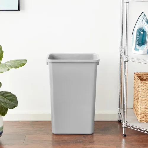 Vista 6 de Hardware Resources Gray 50 Quart Plastic Waste Container Gris