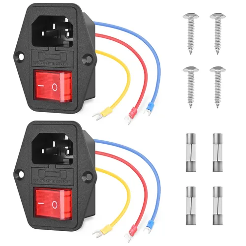 Vista 14 de Panel de Interruptor de Encendido/Apagado Nilight 4 PIN DPST, Interruptores de Palanca Panel 12V 20A, Carcasa de Interruptor de Aluminio Anodizado