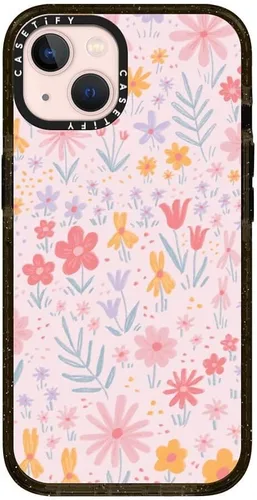 Vista 386 de CASETiFY Funda Impact para iPhone 13 [Protección contra caídas de grado militar 4X de 8.2 pies/Compatible con Magsafe] - #1 Mom - Transparente