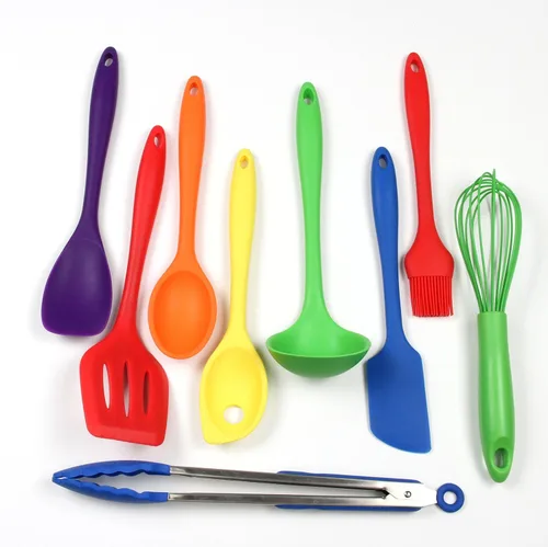 Vista 39 de Chef Craft Juego de herramientas de cocina de silicona premium multicolor de 5 piezas, surtido (42086)
