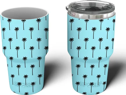 Vista 17 de Funda de silicona para vasos, compatible con vasos Yeti, RTIC, Ozark Trail, Magellan y más. Fundas aisladas personalizadas para enfriar latas