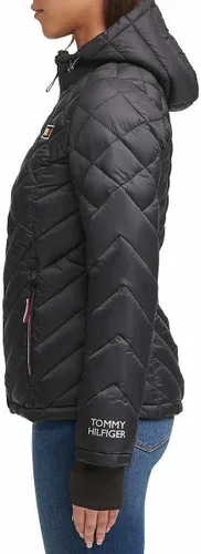 Vista 3 de Tommy Hilfiger Chaqueta plegable con capucha para mujer