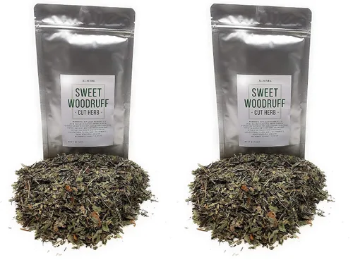 Vista 8 de Hierba dulce de Woodruff - Seco, cortado, natural Galium Odoratum - Peso neto: 1 oz/28 g