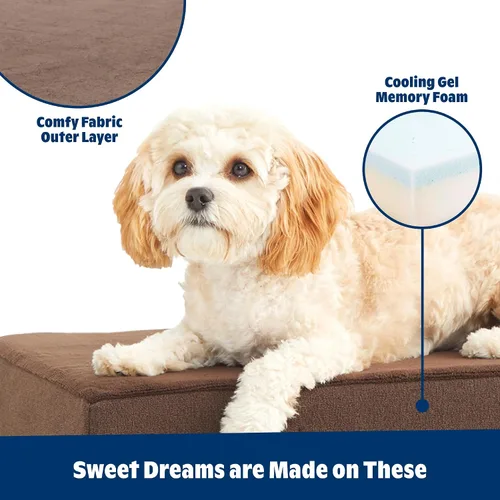 Vista 2 de Barkbox; cama para perro con plataforma de espuma viscoelástica, colchón de felpa para alivio ortopédico de articulaciones, lavable a máquina