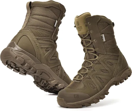 Vista 2 de XPETI Botas tácticas impermeables X-FORCE 8" para hombre Coyote