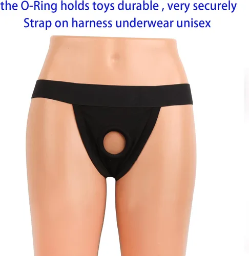 Vista 5 de Ropa interior con arnés con correa, arnés con correa para ropa interior sin tirantes para hombres y mujeres