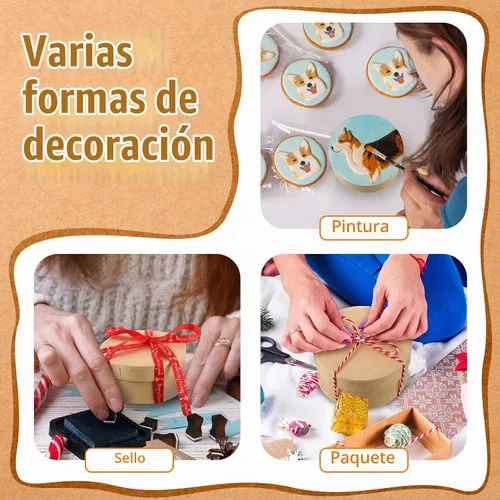 Vista 2 de Geyee 24 cajas de papel de 3.9 pulgadas con tapas, caja de regalo pequeña