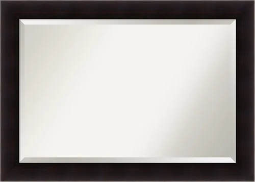 Vista 7 de Amanti Art Bathroom Mirror for Over Sink, Portico Vanity Mirror, Wood Frame, Hangs Horizonally and Vertically, Bathroom Wall Decor, Beveled Edge