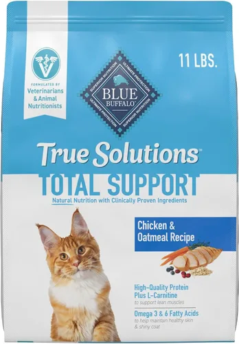 Vista 12 de Blue Buffalo True Solutions Total Support - Alimento seco natural para gatos adultos, pollo, bolsa de 3.5 libras