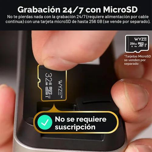 Vista 13 de Wyze Timbre de video con batería, cámara inalámbrica, 1536 x 1536 HD+ con visión nocturna a color, audio de 2 vías, vista 1:1 de cabeza a pies
