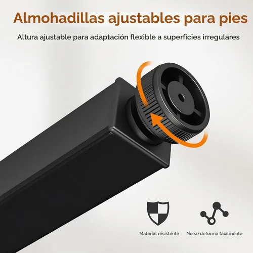 Vista 6 de DlandHome - Escritorio pequeño para computadora de 31.5 pulgadas para oficina en casa, color negro