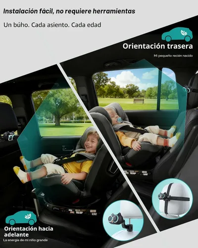 Vista 7 de OTTOCAST Cámara para bebé en el auto y adaptador inalámbrico CarPlay, pantalla de monitor de asiento trasero HD 1080P en la pantalla del auto, vista