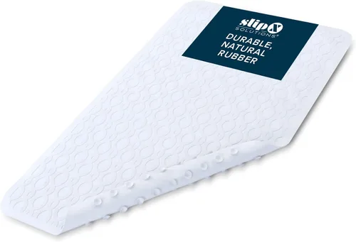 Vista 12 de SlipX Solutions Tapete de seguridad de goma grande y duradero de 27 x 15 pulgadas, siéntete seguro y seguro en tu baño o ducha, textura